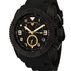 Swiss Legend Men's Black Commander Watch